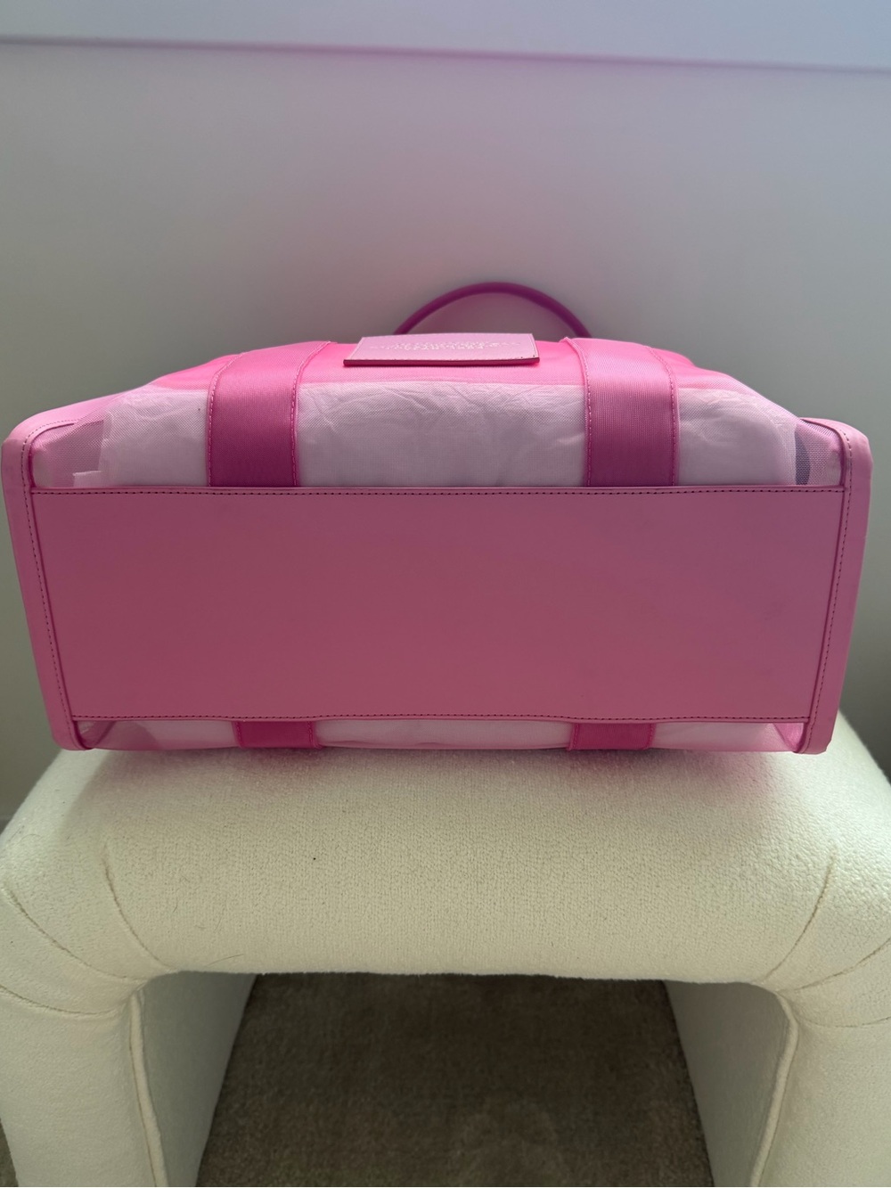 Marc Jacobs Pink Transparent 'The Tote Bag' - Picture 5 of 11